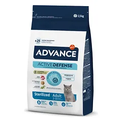 Advance sausas maistas su kalakutiena sterilizuotoms katėms 1.5 kg