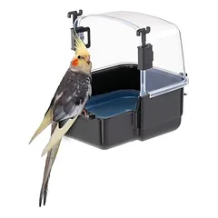 Ferplast Großsittich Vogelbad, schwarz