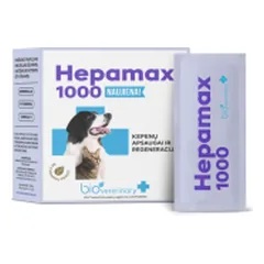 Bioveterinary Hepamax 1000 maisto papildas augintiniams N28