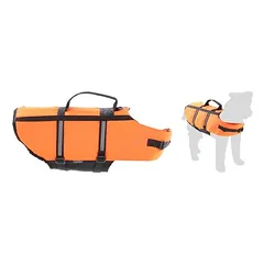 Flamingo plaukimo liemenė šunims, oranžinė, Dideliems 26–45 kg — 2 nuotrauka