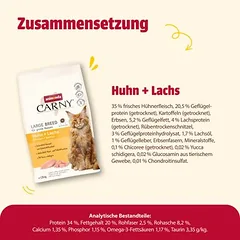 animonda Carny Large Breed su vištiena ir lašiša, sausas maistas katėms, < 1,4 kg — 5 nuotrauka