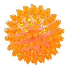 Šunų žaislas - Placek žaislinis šunų fantazijos kamuoliukas švilpiantis oranžinis 6 cm photo
