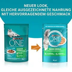 PURINA ONE Indoor Formula sausas maistas katėms — 2 nuotrauka
