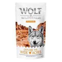 Wolf of Wilderness Training "Explore the Wide Acres" su vištiena, skanėstai šunims — 2 nuotrauka