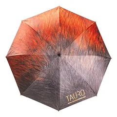 TAURO skėtis, tiesus, su kailio raštu, apsaugai nuo lietaus ir UV spindulių, 68,6 cm — 3 nuotrauka