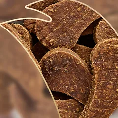 DELICKCIOUS ore džiovinti skanėstai su ėriena ir sal. bulvėmis suaugusiems šunims, 80 g — 4 nuotrauka