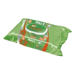 GILL’S servetėlės augintiniams su chlorheksidinu ir aloe vera, 40vnt