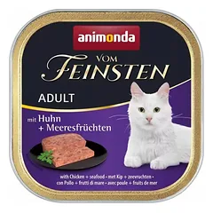 Animonda Vom Feinsten paštetas katėms su vištiena ir jūros gėrybėmis 100g