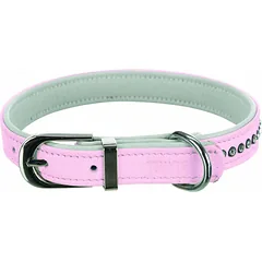 Trixie Active Comfort Collar With Rhine Stones antkaklis šunims, S, reguliuojamas 23–28 cm/15 mm, rožinis