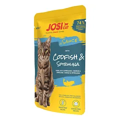 Josera JosiCat su menke ir spirulina padaže, drėgnas maistas katėms 85 g parduotuvėje petshop.lt