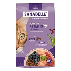 SANABELLE Adult Stručių 8 kg suaugusiems katėms