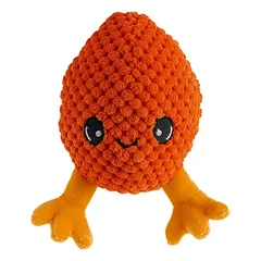 GimDog Dog Baby Egg pliušinis žaislas šunims su cyptuku, 14 cm, įvairių spalvų — 3 nuotrauka
