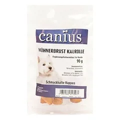 Canius vištienos krūtinėlės kramtomieji ritinėliai, skanėstai šunims, 80 - 124 g — 2 nuotrauka