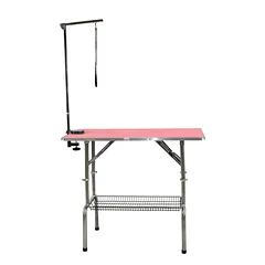 Tvirtas Blovi grožio stalas - su aukščio reguliavimo diapazonu nuo 75 iki 90 cm, Black / 110x60cm — 4 nuotrauka