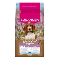 Eukanuba Grain Free Puppy Small & Medium Breed Seefisch