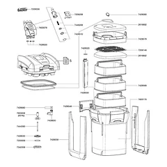 Eheim tarpinės filtrui professionel 3 1200XL/XLT — 2 nuotrauka
