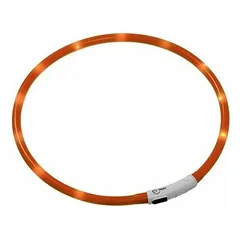 Flamingo LED collar VISIO ORANGE 70 cm — 2 nuotrauka