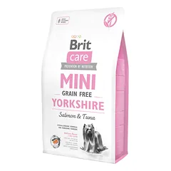 Brit Care Mini Grain Free Yorkshire Salmon & Tuna begrūdis sausas maistas Jorkšyro terjerams, 2 kg