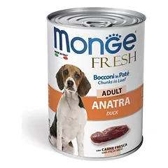 Monge Fresh Adult Chunks Turkey & Vegetables paštetas šunims