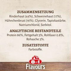 8in1 Triple Flavour Twisted kramtomosios lazdelės, skanėstai šunims — 5 nuotrauka