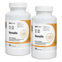 LAB-V Renalis - Pagalba šunims ir katėms esant lėtiniam inkstų nepakankamumui 2x90 kapsulių