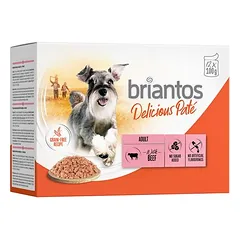 Briantos Delicious Paté 12 x 100 g, drėgnas maistas šunims, Vištiena — 3 nuotrauka