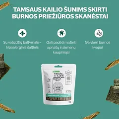 Visų veislių suaugusių tamsaus kailio šunų begrūdis pašaro papildas - skanėstai su vabzdžiais, 150 g — 2 nuotrauka