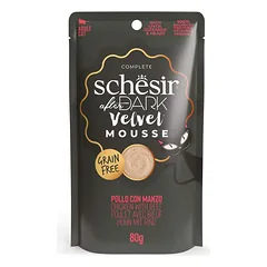 Schesir After Dark Velvet putėsiai katėms su vištiena ir jautiena, 80g