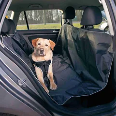 Trixie Car Seat Cover automobilio sėdynės užvalkalas, atsparus vandeniui, su neslystančiu pagrindu, 1.45 x 1.60 m, juodas — 3 nuotrauka