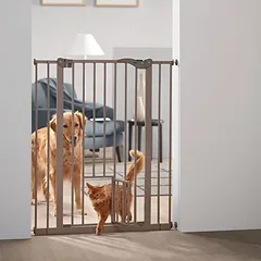 Savic Dog Barrier laiptų apsauga su katės anga, Aukštis 107 cm, 7 cm pratęsimas — 3 nuotrauka