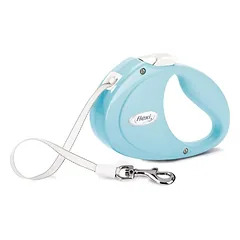Flexi Puppy Tape automatinis pavadėlis šuniukams, 2 m, iki 12 kg, šviesiai mėlynas