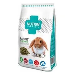 Nutrin Complete Rabbit Vegetable pilnavertis ekstruduotas maistas triušiams nuo 8 mėnesių su daržovėmis, 400 g