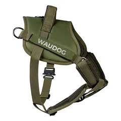 WAUDOG PRO-2 atšvaitinės taktinės petnešos šunims su metaline sagtimi