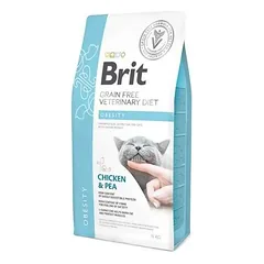 Brit GF Veterinary Diets Cat Obesity Sausas Maistas Katėms 2kg. – 5kg.