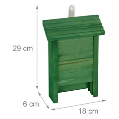 Šikšnosparnių namelis Relaxdays, 1 kamera, 29 × 18 × 6 cm — 4 nuotrauka