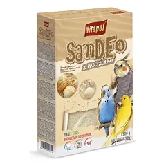 Vitapol Sand smėlis paukščiams su austrų kriauklių gabalėliais, 1.5 kg