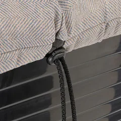 Ferplast užvalkalas Sofà Tweed, smėlio spalvos, krepšiui Siesta Deluxe (be krepšio), Dydis: 4: L 64 x B 48 x H 25 cm — 5 nuotrauka