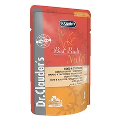 DR. CLAUDER’S drėgnas maistas katėms su jautiena ir kalakutiena drebučiuose 100 g