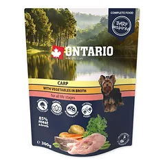 Ontario karpis su daržovėmis sultinyje, drėgnas maistas šunims 300 g parduotuvėje sunu.lt
