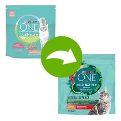 PURINA ONE Dual Nature Sterilized su jautiena ir spirulina, sausas maistas katėms