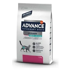 Advance Veterinary Diets Urinary Sterilized-Low Calorie sausas maistas sterilizuotoms katėms šlapimo takų sveikatai ir svorio kontrolei, 7.5 kg