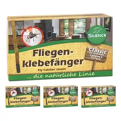 Silence Fliegenklebefänger Classic – Klebefalle für Fliegen