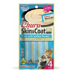 Churu Cat Skin & Coat Tuna with Scallops 56 g