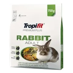 Maistas triušiams Tropifit Premium Plus Rabbit Adult 750 g