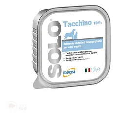 DRN Solo Tacchino 100g ir 300g (Kalakutiena) konservai Šunims ir katėms nuotrauka