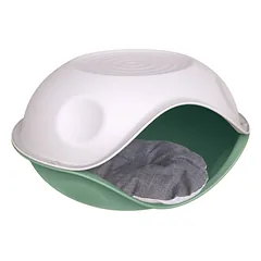 Georplast Duck Plain plastikinė guoliavietė katėms ir mažiems šunims su pagalvėle, 57x48x32 cm