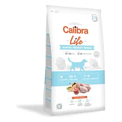 CALIBRA Dog Life Junior sausas maistas vidutinių veislių šuniukams su vištiena 12 kg