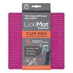 LickiMat Tuff Soother Pro - laižymo kilimėlis šunims ir katėms, treniruočių kilimėlis, Zielony / Twarda — 5 nuotrauka