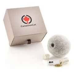 Canadian Cat Company Filzball Wollball mit verschließbarem Duftfach