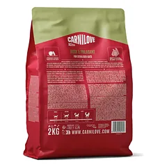 CARNILOVE ACTIVE Cat Duck & Pheasant Sterilised sausas pašaras katėms 2 kg